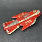Space Rocket Space Ship 305 Automatic Toy Company 1950s Tin Toy - Vintage
