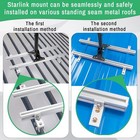 Starlink Mount For Standing Seam Metal Starlink Roof Mount For Starlink Gen 2