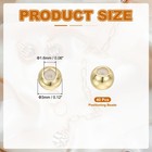 40pcs 3mm Positioning Spacer Beads For Bracelets  14k Gold