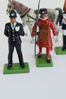 Lot Vintage Britains Metal Toy Soldiers Royal Guard Beefeater Coach Horses Etc