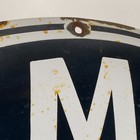 Bmw Enamel Sign -    60cm  23 6   - Nice Unique Vintage Motorcycle Club Wall Sign