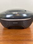 Sylvania Bluetooth Cd Boombox Am Fm Radio Srcd202-dg-bt-eo Working Tested 