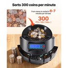 Uimoso Usd Coin Sorter Coin Counter Wrapper And Roller 300 Coins min Lcd Display