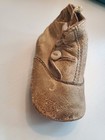 Leather Antique Baby Shoe Early 1900 s - White