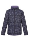 Kerrits Kids Ride The Wind Reversible Quilted Jacket - Plumnoir violetdawn