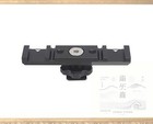 Dual Cold Shoe Mount Bracket Dual Cold Shoe Mount Plate Adapter Dual Hot Shoe