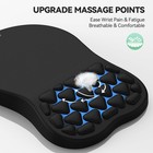 Tecknet Ergonomic Mouse Pad With Wrist Rest soft 10l X 8w Inches  Black