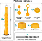 Gas Can Spout Replacement  Gas Can Nozzle  Fuel Can Spout  Upgraded  6kit-yellow