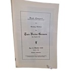 Antique Ephemera Conzert Official Program Los Angeles California 1910 Euc