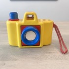 Vintage Ambi Toys Focus Pocus Clown Popout Camera Toy Baby Einstein