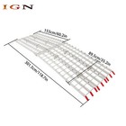 New 10ft Folding Arched Aluminum Motorcycle Folding Loading Ramp 1500lbs