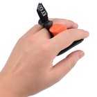 Left Hand Archery Finger Tab Shoot Guard Leather Protective Gears Recurve Bow 1x