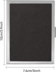 Stainless Steel Extra Slim Cigarette Case Metal Cigarette Holder Case For 100 s