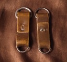 Pair Of Vintage Leather Camera Strap Lugs Great Shape
