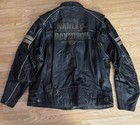 Harley-davidson 97031-15vm Excam Warrior Reflective B s Leather Jacket Mens 3xl