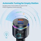 Bluetooth 5 0 Car Wireless Fm Transmitter Adapter 2usb Qc3 0 Charger Hands-free