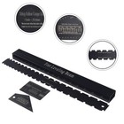 4 Pcs Luthier Tools Guitar Neck Straight Edge Fret Leveling Beam Ruler Kit Set