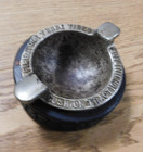 Vintage Firestone Truck Tires Ashtray With Heavy Brass Insert Nice 36 X 10 Akron