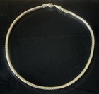 Vintage Whiting   Davis Gold Tone Metal Mesh Snake Head 36    Long Belt
