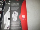 4 Brand New Wilson Feel Plus  Mens Rh   Extra Large  Xl  Gloves White
