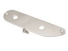 Vintage Tele P-bass Control Plate   2 Holes Chrome