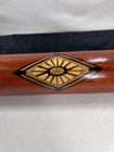 Kaleidoscope By Peach Reynolds 1981 Signed Zebra Wood Diamond Shape Inlay