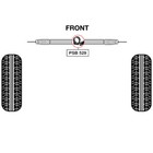 1x Steering Rack Polyurethane Bushing Kit - Fits Nissan Titan  04-22 