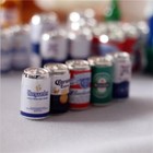 100 Pcs Dollhouse Miniature 1 6 Corona Beer Can Budweiser Cans 1664 Heinek Cans
