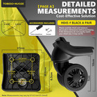 Dual Spinner Luggage Wheels Replacement For Suitcase
