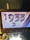1955 D Lincoln Wheat Cent- Red Gem Ms  From An Obw Roll  Frosty  Die Chip Date    