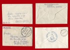  65162 Egypt 1960s  Lot Of 4 Cdv  Covers Mailed To Greece With Stamps