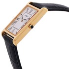 New Seiko Essentials White Dial Black Leather Strap  Men s Watch Swr052-swr104