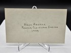 Hank Aquirre Cleveland Indians Signed Index Card