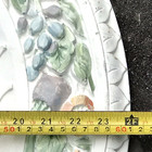 Ceiling Medallion Lighting Hand Painted Floral 24  Round Chandelier White Decor