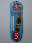 Hires Root Beer Porcelain Thermometer 5  X 18  Oil Soda Gas Ad Auto Tobacco Sign