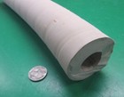 Gum Rubber Tubing  45 Shore A  Tan  2 1 4  X 1 00  X 5 8  Wall X 2 Ft Length