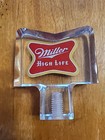 Vtg Miller High Life Beer Tap Handle Man Cave Bar Decor Lucite Acrylic Rare