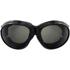 Eliminator Motorcycle Goggles Smoke Shatterproof Anti-fog Lens By Global Vision