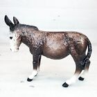 Vintage Donkey Mule Hard Plastic Figure Toy 8 X 6 5  Farm Nativity Animal New