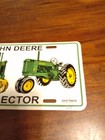 John Deere Collector  License Plate Licensed Product 2263