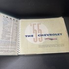 Chevrolet 1955 Dealership Album Index Models And Features 1955 Dealer Catalog