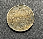 Canada 1881 Five Cents Silver Coin   Victoria