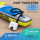 Cycplus 20psi Rechargeable Electric Sup Pump   Inflator For Paddle Board  Kayak