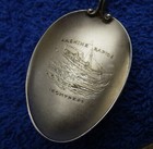 Fine Canada Enamel Sterling Lachine Rapids Montreal Souvenir Spoon-nr
