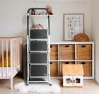 Taburete Con Pasamanos Y Pedal Antideslizante  Altura De Servicio De 37 Pulgadas