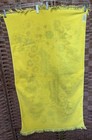 Vintage 70 s Fieldcrest Flower Power Mod Yellow Mcm Towel Excellent  Rare  24x40