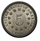 1883 2 Shield Nickel  Rare Over-date Error  Lustrous Gem Bu   Key Date