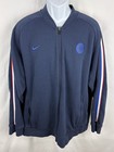 Nike Chelsea Fc Track Jacket Mens Xxl Blue Full Zip Soccer Anthem Training Top