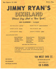 2 Vtg 1950s Jazz Handbills  Jimmy Ryan s Dixieland wil De Paris-rampart St Rambl