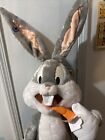 56    Huge Applause Bugs Bunny Plush Stuffed Warner Bros Looney Tunes Stand Up Htf